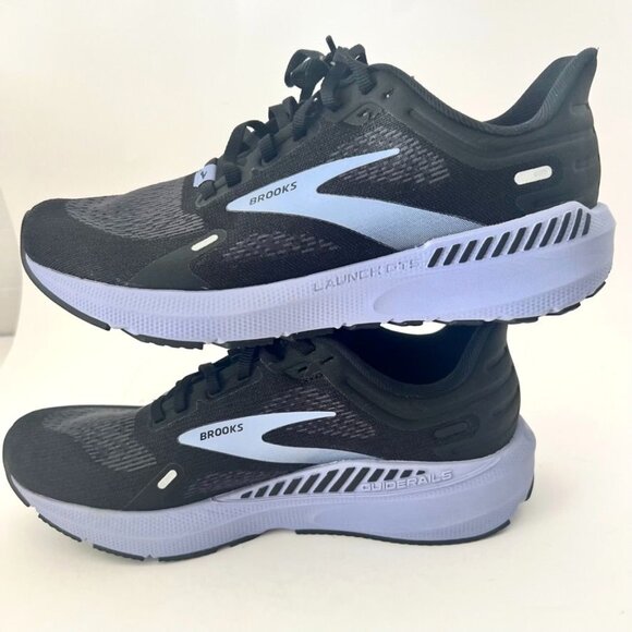 Brooks Launch 9 Black Purple Running Sneakers Women Size 7.5 - Picture 10 of 10